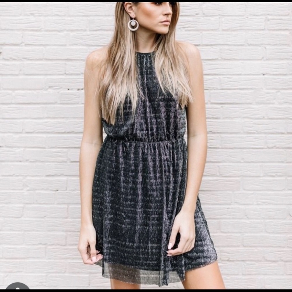 Black Shimmer Dress